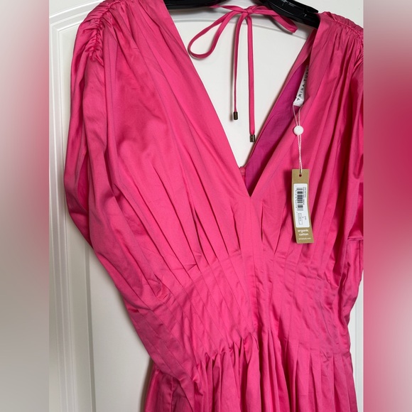 NWT Trina Turk Cotton Pintuck Dress - Picture 8 of 11